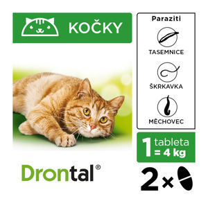 DRONTAL pro kočky 2 tablety