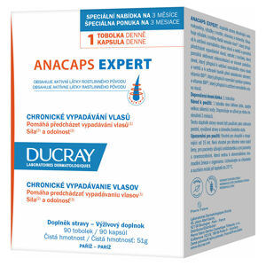 DUCRAY Anacaps Expert-chronické vypadávání vlasů 90 kusů