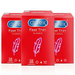 DUREX Feel thin classic kondomy pack 54 ks, poškozený obal
