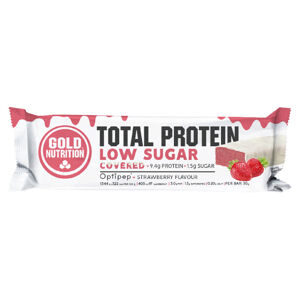 GOLDNUTRITION Total Protein Low Sugar Covered jahoda a čokoláda 30 g