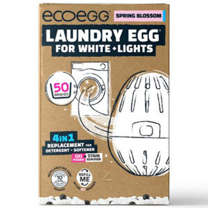 ECOEGG  Vajíčko na praní na bílé prádlo Jarní květy na 50 pracích cyklů, poškozený obal