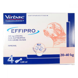 VIRBAC EFFIPRO Spot-on Dog L sol 4x2,68 ml (fialový 20-40 kg)