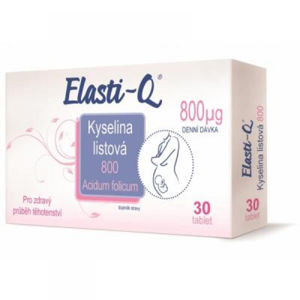 ELASTI-Q Kyselina listová 800 - 30 tablet