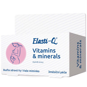 ELASTI-Q Vitamins & Minerals s postupným uvolňováním 90 tablet, poškozený obal