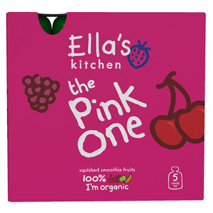 ELLA'S KITCHEN PINK ONE ovocné smoothie s dračím ovocem BIO 90 g x 5 kusů