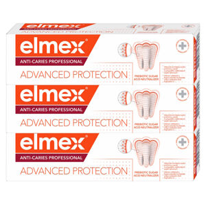ELMEX Anti-Caries Protection Professional Zubní pasta 3 x 75 ml, poškozený obal