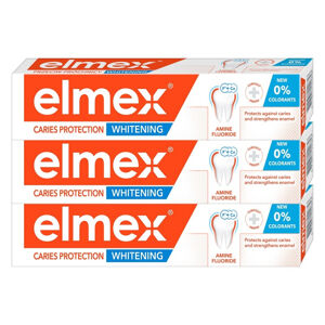 ELMEX Caries Protection Whitening zubní pasta 3x 75ml