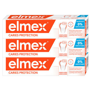 ELMEX Caries Protection zubní pasta proti zubnímu kazu 3 x 75 ml