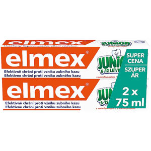 ELMEX Junior Zubní pasta pro děti ve věku 6-12 let  2x 75 ml