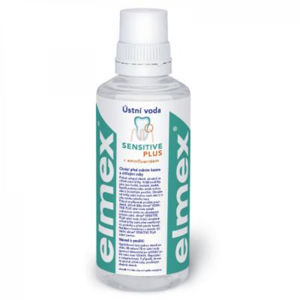 ELMEX Ústní voda Sensitive Plus 400 ml, poškozený obal