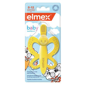 ELMEX Zubní kartáček Baby 0-12m 1 kus, poškozený obal
