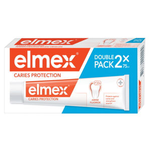 ELMEX Caries Protection Zubní pasta 2x 75 ml, poškozený obal