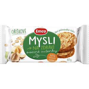 EMCO Mysli ovesné sušenky oříškové 60 g