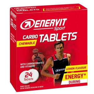 ENERVIT Carbo tablets citron 24 tablet