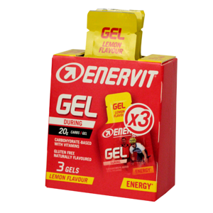 ENERVIT Gel citron 3 x 25 ml