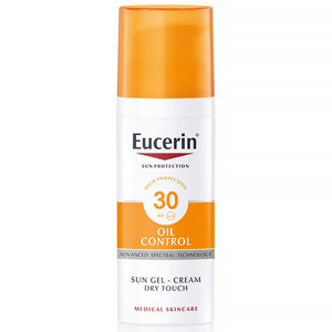 EUCERIN Sun Oil Control Ochranný krémový gel na opalování na obličej SPF 30 50 ml