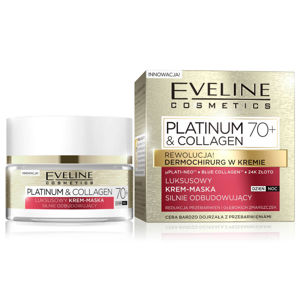 EVELINE COSMETICS Platinum&Collagen day&night face cream 70+ 50 ml