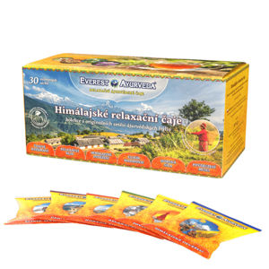 EVEREST AYURVEDA Sáčková kolekce himálajských relaxačních čajů 30 nálevových sáčků