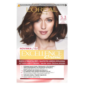 L'OREAL Excellence Creme Barva na vlasy 5.3 Světlá zlatá hnědá