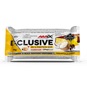AMIX Exclusive protein bar ananas a kokos 40 g