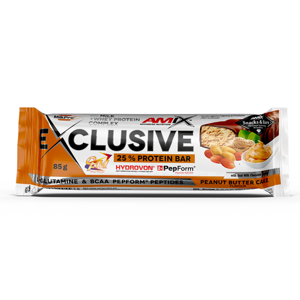 AMIX Exclusive protein bar dort s arašídovým máslem 85 g