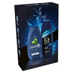 FA Men&Schauma Sport Active Sprchový gel 250 ml + šampon na vlasy 250 ml Dárkové balení