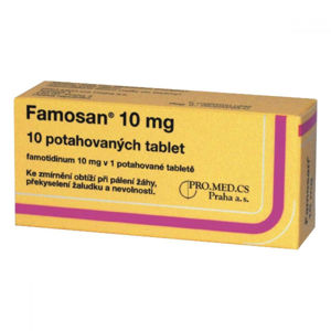 FAMOSAN 10 mg 10 Potahovaných tablet