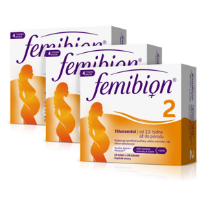 FEMIBION 2 Těhotenství balení 2+1 ZDARMA, poškozený obal