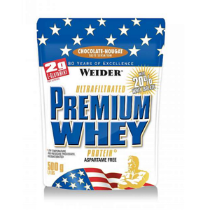 WEIDER Premium whey syrovátkový protein příchuť čokoláda a nugát 500 g