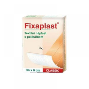 Fixaplast Classic 1mx6cm nedělená s polštářkem