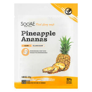 SOO`AE Rozjasňující plátýnková maska Pineapple 25 g