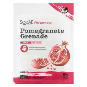 SOO`AE Obnovující plátýnková maska Pomegranate 25 g