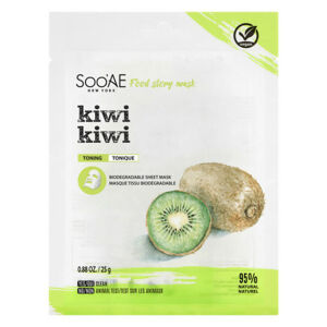 SOO`AE Tonizační plátýnková maska Kiwi 25 g