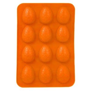 ORION Silikonová forma oranžová 12 vajíček