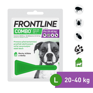 FRONTLINE Combo Spot-on pro psy L (20-40 kg) 1x2, 68 ml