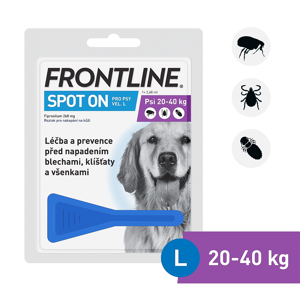 FRONTLINE Spot-on pro psy L (20-40 kg) 1x2, 68 ml