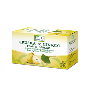 FYTOPHARMA Ovocno-bylinný čaj Hruška + Ginkgo 20x2g
