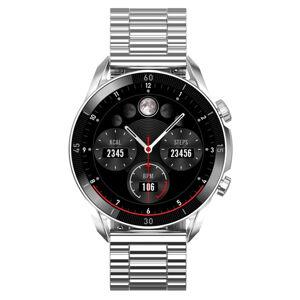 GARETT Smartwatch V10 Silver steel Chytré hodinky, rozbalené