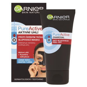 GARNIER Skin Naturals Pure Active Slupovací maska Aktivní uhlí 50 ml