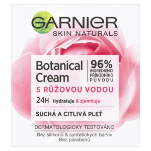 GARNIER Skin Naturals Botanical Krém s růžovou vodou 50 ml, poškozený obal