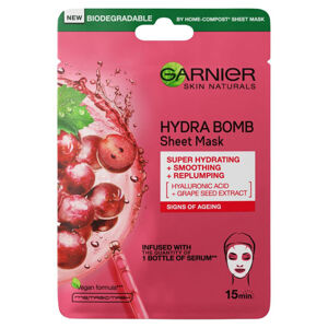 GARNIER Skin Naturals Hydra Bomb Textilní maska s výtažkem z hroznů 28 g