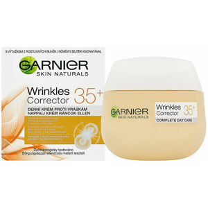 GARNIER Skin Naturals Wrinkles Corrector 35+ Denní krém proti vráskám 50 ml, poškozený obal