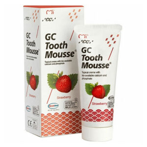 GC Tooth Mousse Zubní pasta Jahoda 35 ml, poškozený obal
