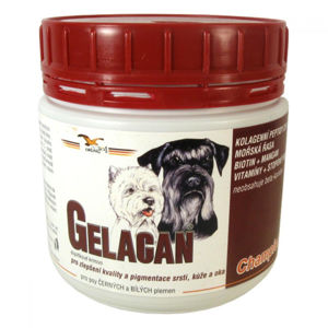 GELACAN Champion pro psy černých a bílých plemen 150 g