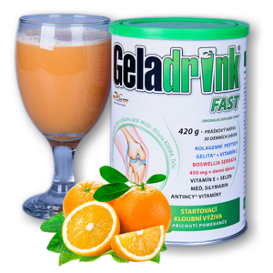 GELADRINK Fast nápoj pomeranč 420 g
