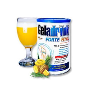 GELADRINK Forte Hyal práškový nápoj s příchutí ananasu 420 g
