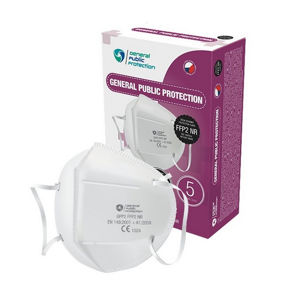 GENERAL PUBLIC PROTECTION FFP2 NR 5 kusů Jednorázový ochranný respirátor