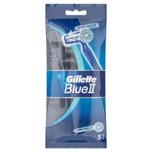 GILLETTE Blue II Jednorázový holící strojek 5 ks