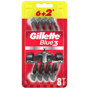 GILLETTE Blue3 Nitro Jednorázový holící strojek holítka 8 ks