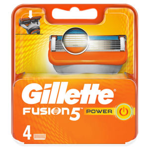 GILLETTE Fusion Power Náhradní hlavice pro muže 4 ks